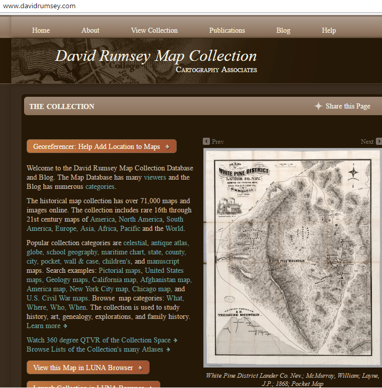 David Rumsey Historical Map Collection